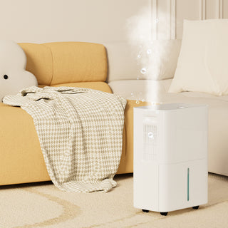 Dehumidifier for Basement and Large Room, 26 Pints Dehumidifiers for Home with Drain Hose, Intelligent Humidity Control Ideal for RV, Bathroom, Bedroom
