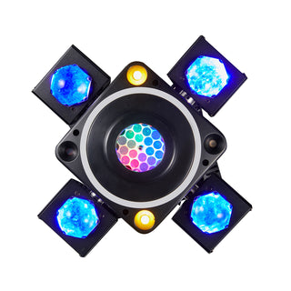 4 Arm Moving Head Light RGBW Beam Laser Disco Ball Light Stage Lighting DMX