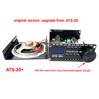 Upgraded ATS-20+ Radio Receiver FM AM (MW & SW) SSB (LSB & USB) With Battery