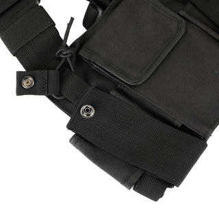 Universal Tactical Multifunctional Chest Harness Bag for Field Operations Radio