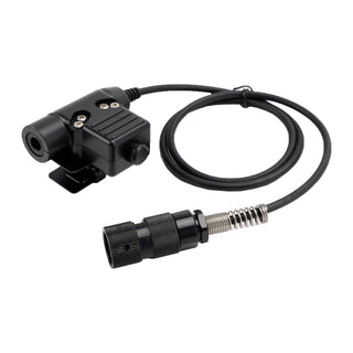 6-Pin Element U94 PTT Key Switch Connector For AN/PRC148 PRC152 U329 Radio