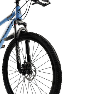 Blue Mountain Bike 26 Inch for Adult, 27-Speed Dual Suspension