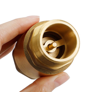 Brass Check Valve G1" 64x41mm Male Female Thread Non-Return Backflow Prevention