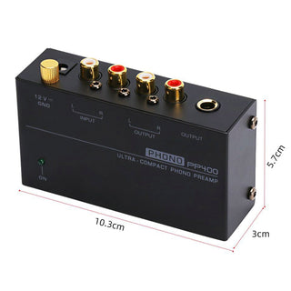PP400 Ultra-Compact Phono Preamp Preamplifier Preamplificador Phono Preamp