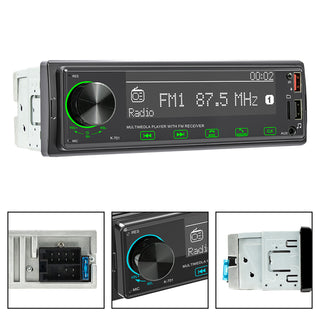 2.5D touch screen 1DIN Bluetooth Stereo Radio FM Car MP3 Player Remote Control