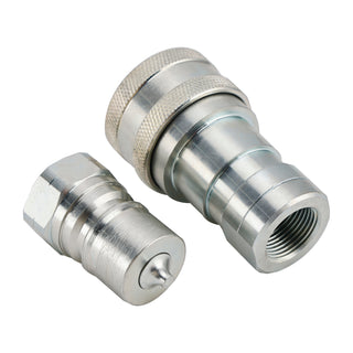 3/4" NPT ISO 7241-B Quick Disconnect Hydraulic Couplings / Couplers