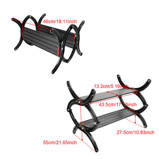 55cm Height 21.65 inch Attic Ladder Steps Extended 2 Sections Replace