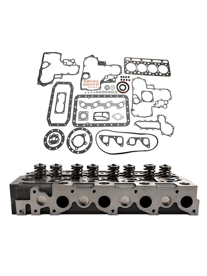 Full Gasket Kit & Cylinder Head Assembly for Kubota V1902 Engine - Replacement for 15476-03040,07916-24305