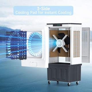 24 Hour Timer Evaporative Cooler 16‑Gallon Evaporative Cooler 3000 CFM