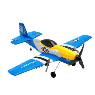 3Channel P51 Remote Control 2.4Ghz 6Axis Stabilizer Airplane Toy With 2Batteries Toy