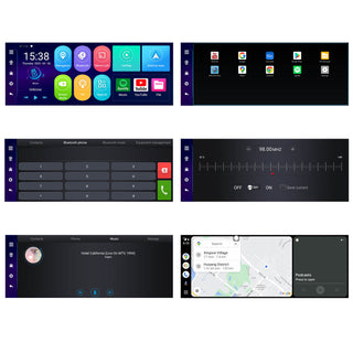 10.26"Portable Bluetooth Car Navigation Carplay HD Large Touch Screen AHD Camera