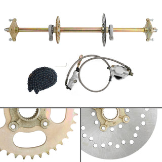 Various ATV Quad Go Kart Rear Live Axle Kit Sprocket Brake Wheel