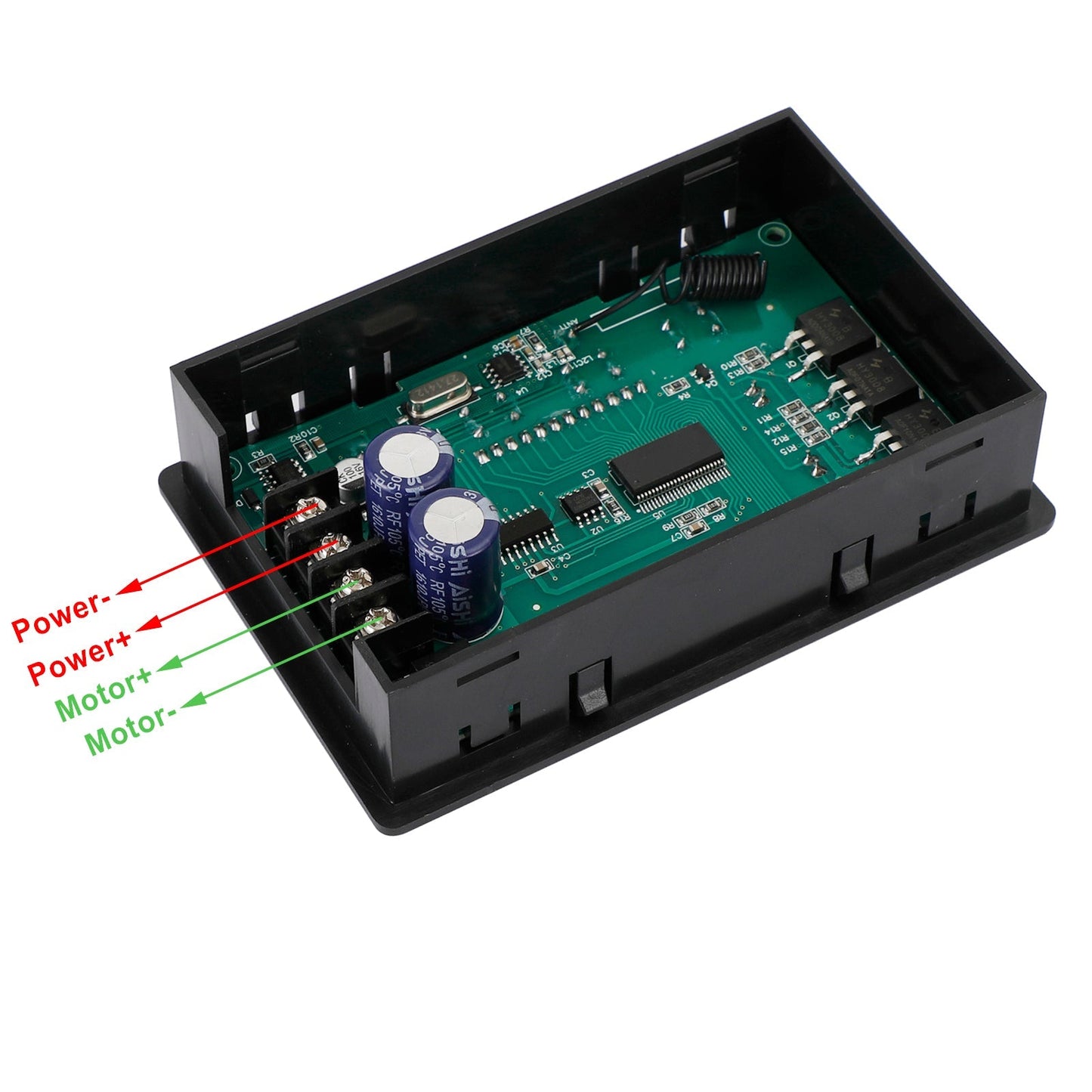 Wireless Remote Control LCD DC 12V 24V 36V 48V 30A PWM Motor Speed Controller Generic