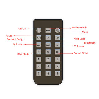 Wireless Surround Sound Bar 4 Speaker System BT Subwoofer TV Home Theater Remote