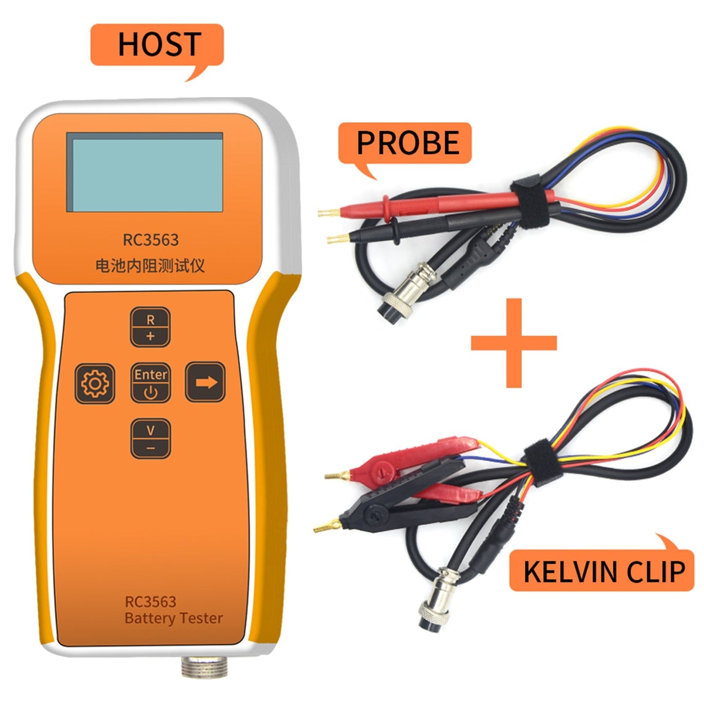 RC3563 Battery Voltage Meter Internal Resistance Voltage Tester Detector Generic