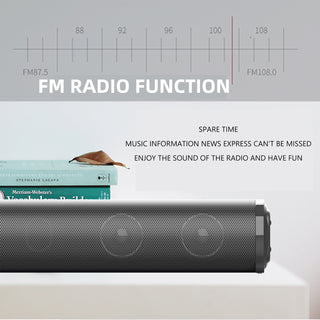 Bluetooth Wireless 3D Surround Sound Bar 4 Speaker Home Subwoofer TV Theater