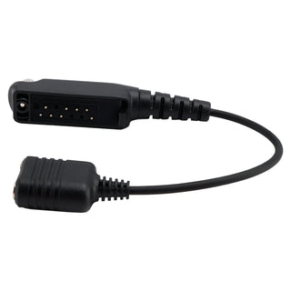 K Interface 2Pin Headset Port Converter Cable for Sepura STP8040 STP8080 STP9000