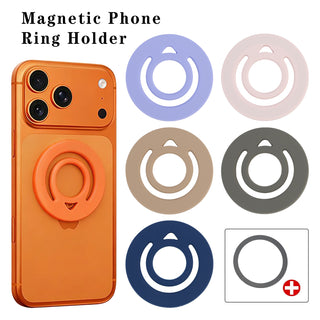 Liquid Silicone Magnetic Phone Grip Stand MagSafe for iPhone 17 16 15 14 Pro Max