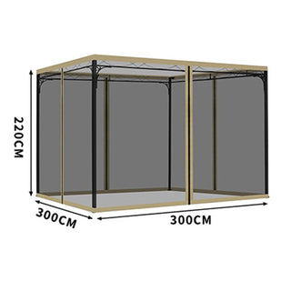 Outdoor Tent Anti-Mosquito Net Four-Corner Garden Courtyard Gazebo Net Cloth