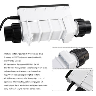 Pentair IntelliChlor IC20 salt cell EC‑520554 salt chlorinator