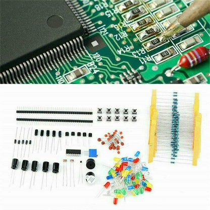 Electronics Component Basic Starter Kit w/830 Tie-Points Breadboard Resistor Generic