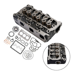 Complete Cylinder Head & Full Gasket Kit Compatible With Kubota D722 Engine