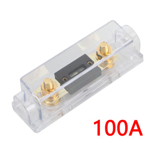 1 in 1 Out ANL Transparent Fuse Holder w/Multi-A Fuse Piece Car Audio Fuse Block