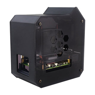 Raspberry Pi 5th Vertical Tower Fan Set w 0.96 inch OLED Screen Radiator Shell