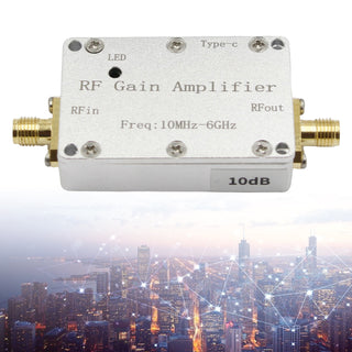 10M-6GHz RF Amplifier 10dB High Gain Driver Receiving Amplifier for GPS Receiver