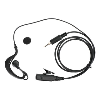 Walkie-Talkie Ear-Hook Headset Oval PTT For ICOM IC-M33 M34 M36 M23 M24 M25