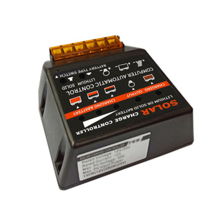 Solar Charge Controller PWM 40A 12V Solar Panel Battery Control Adapter Black