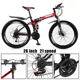 26 inch MTB Folding Bicycle Adult Mountain Bike Full Suspension (Copy)