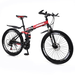 26-Inch Folding Mountain Bike – Full Suspension MTB for Adults
