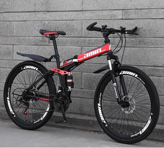 26-Inch Folding Mountain Bike – Full Suspension MTB for Adults