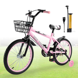 16 inch Kids Bike Adjustable Seat Girls  w/ Auxiliary Wheels