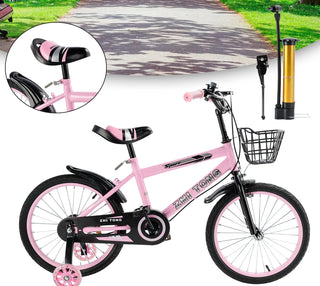 16 inch Kids Bike Adjustable Seat Girls  w/ Auxiliary Wheels