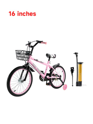 16 inch Kids Bike Adjustable Seat Girls  w/ Auxiliary Wheels