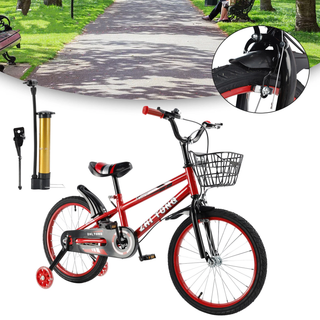 18 inches Durable Children's Bicycle with Safety Brakes & Flash Wheels