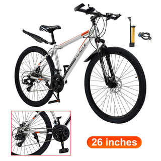 ☆26-inch dual disc brake mountain bike for adults