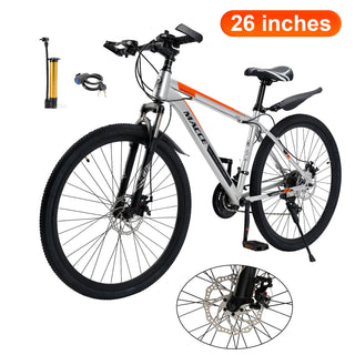 ☆26-inch dual disc brake mountain bike for adults