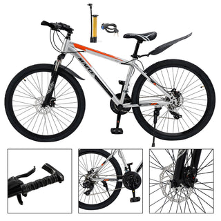 ☆26-inch dual disc brake mountain bike for adults