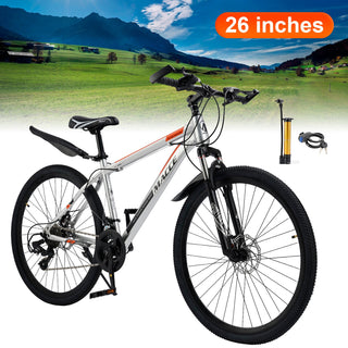 ☆26-inch dual disc brake mountain bike for adults