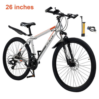 ☆26-inch dual disc brake mountain bike for adults