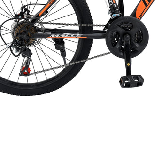 26 inch Mountain Bike Adult Spoke Wheel 24 Speed MTB w/ fender