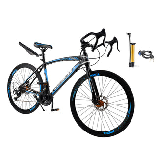 26" 27-Speed Road Bike with Disc Brakes & Advanced Suspension