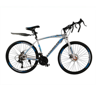 26 inch 27 Speed Road Bike Racing Bicycle Carbon Steel 700C For Adult