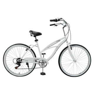 26 inch 7 Speed Urban Lady Girl's Beach Cruiser Bike Women's