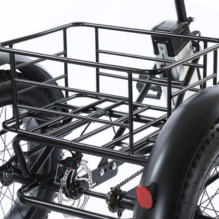 500W 48V 13A Electric Tricycle 3 Wheel Fat Tire E-Bike Snow