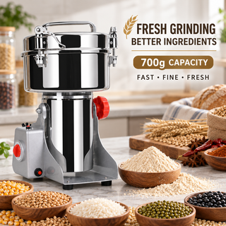 700g Electric Grain Grinder – High-Speed Herb & Cereal Mill