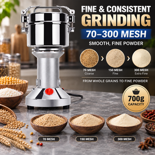 Herb Grain Grinder 700g Electric Mill Cereal Machine-High Speed/Durable Life